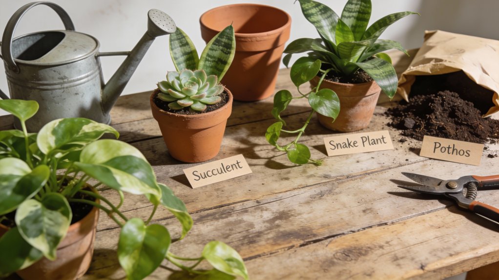 beginner friendly plant selection